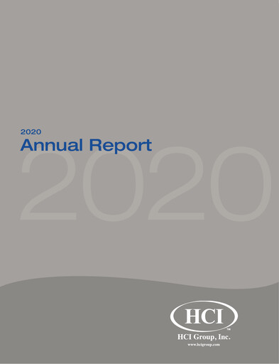 Miniature HCI Group
 Rapport annuel 2020