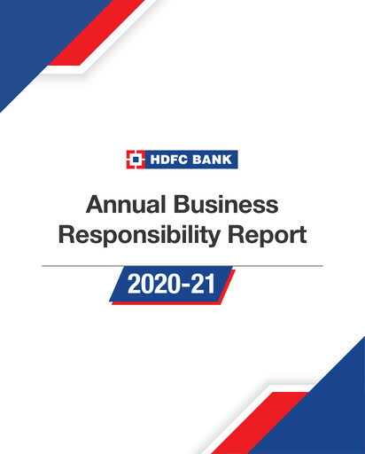 Thumbnail HDFC Bank Sustainability Report 2020-2021