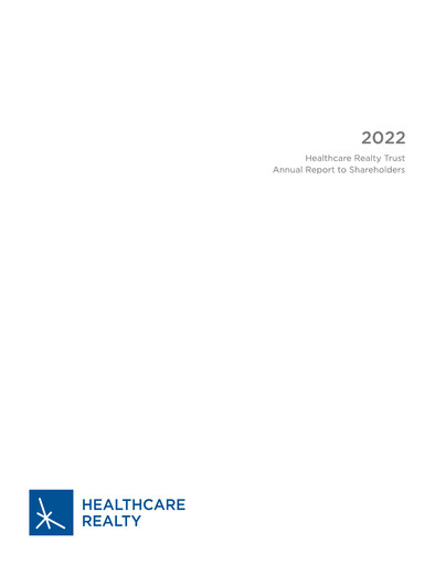 Vorschaubild Healthcare Realty Trust Jahresbericht 2022