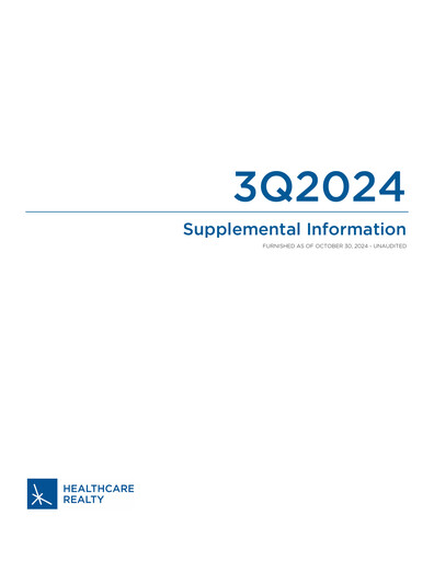 Thumbnail Healthcare Realty Trust Quarterly Report 2024-q3