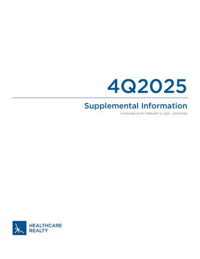 Thumbnail Healthcare Realty Trust Quarterly Report 2025-q4