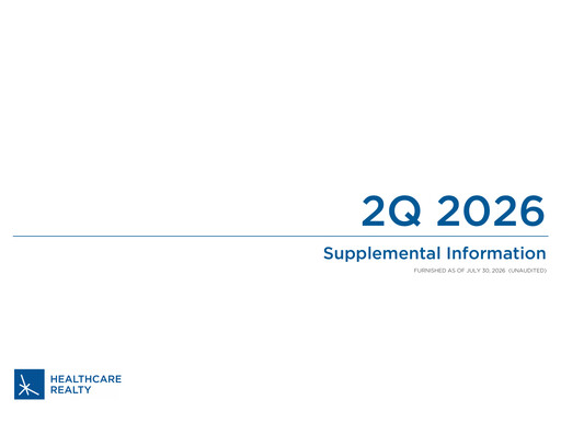 Thumbnail Healthcare Realty Trust Quarterly Report 2026-q2
