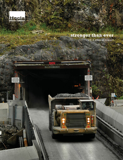 Miniature Hecla Mining
 Rapport annuel 2014