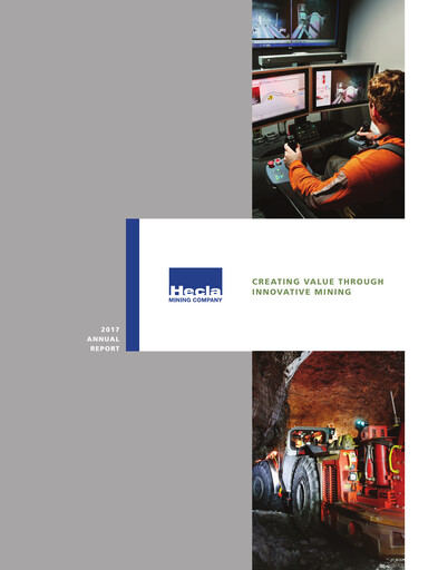 Miniature Hecla Mining
 Rapport annuel 2017