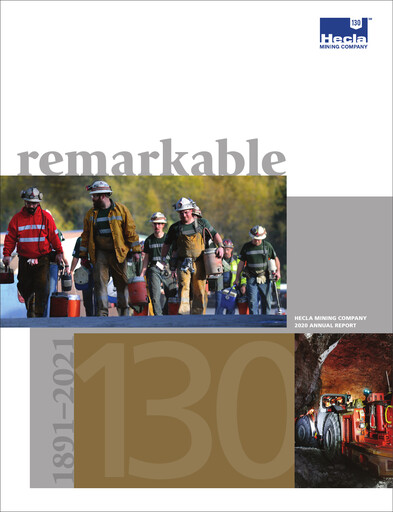 Miniature Hecla Mining
 Rapport annuel 2020
