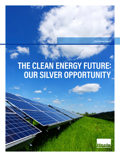 Miniature Hecla Mining
 Rapport annuel 2022