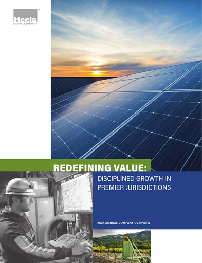 Miniature Hecla Mining
 Rapport annuel 2024