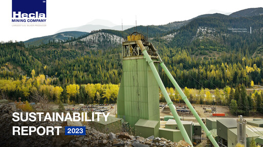 Thumbnail Hecla Mining
 Sustainability Report 2023