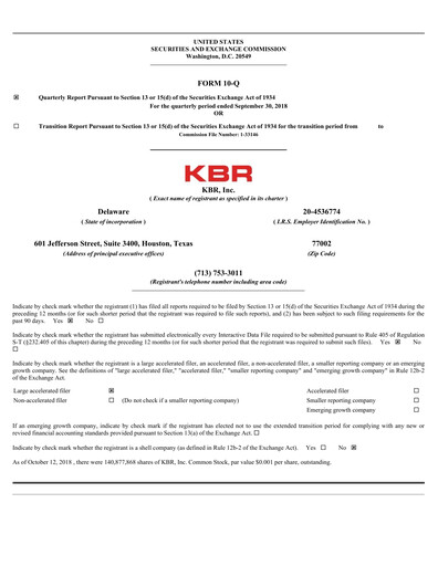 Vorschaubild KBR
 Quartalsbericht 2018-q3