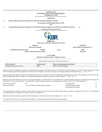 Vorschaubild KBR
 Quartalsbericht 2021-q1