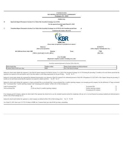Vorschaubild KBR
 Quartalsbericht 2023-q1