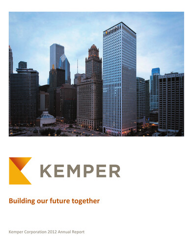 Miniature Kemper Rapport annuel 2012
