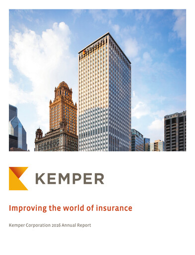 Miniature Kemper Rapport annuel 2016
