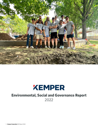 Miniature Kemper Rapport ESG 2022