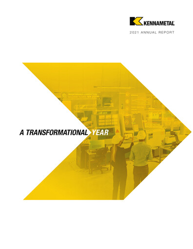 Thumbnail Kennametal Annual Report 2021