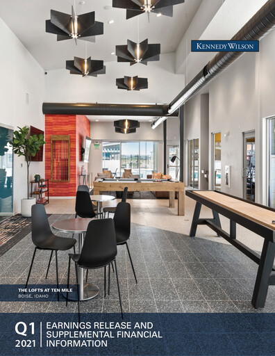 Thumbnail Kennedy Wilson Quarterly Report 2021-q1