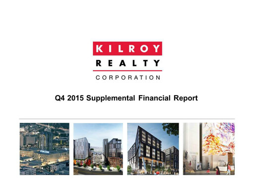 Thumbnail Kilroy Realty Quarterly Report 2015-q4