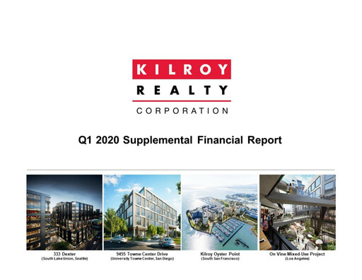 Thumbnail Kilroy Realty Quarterly Report 2020-q1