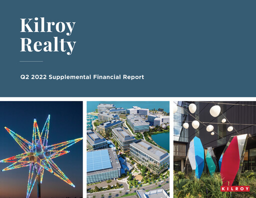 Thumbnail Kilroy Realty Quarterly Report 2022-q2