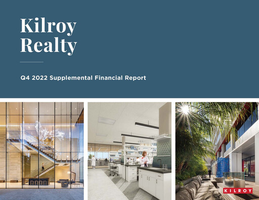 Thumbnail Kilroy Realty Quarterly Report 2022-q4