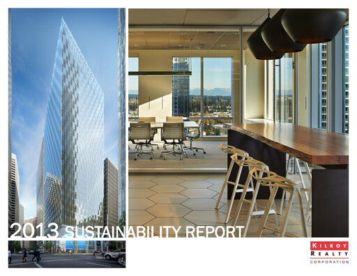 Thumbnail Kilroy Realty Sustainability Report 2013