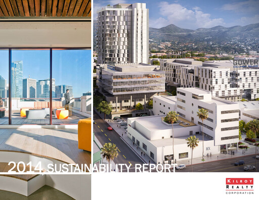 Thumbnail Kilroy Realty Sustainability Report 2014