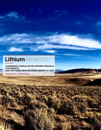 Thumbnail Lithium Americas Quarterly Report 2021-q1