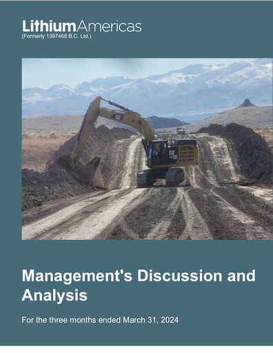 Thumbnail Lithium Americas Quarterly Report 2024-q1