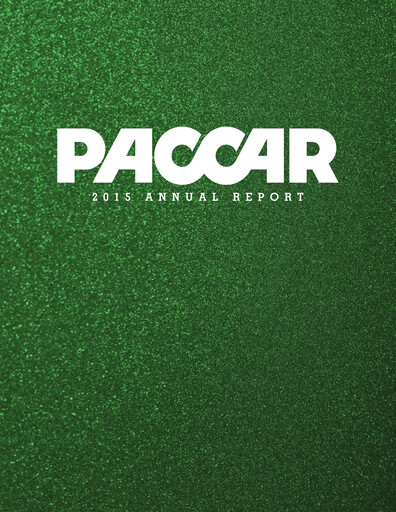 Thumbnail Paccar Annual Report 2015