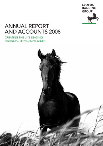 Thumbnail Lloyds Banking Group
 Annual Report 2008