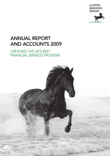 Thumbnail Lloyds Banking Group
 Annual Report 2009