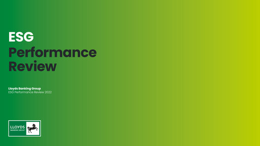 Thumbnail Lloyds Banking Group
 ESG Report 2022