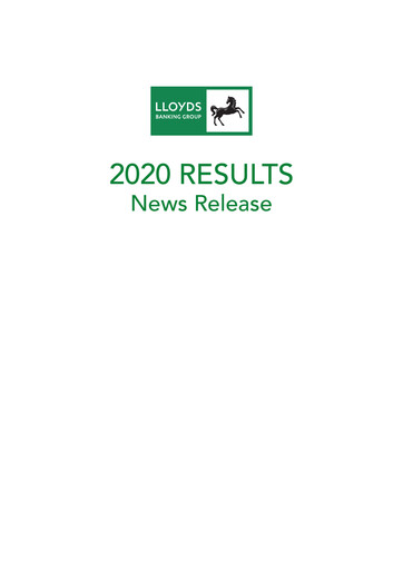 Thumbnail Lloyds Banking Group
 Financial Report 2020