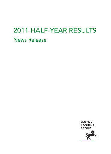 Thumbnail Lloyds Banking Group
 Half-year Report 2011-h1