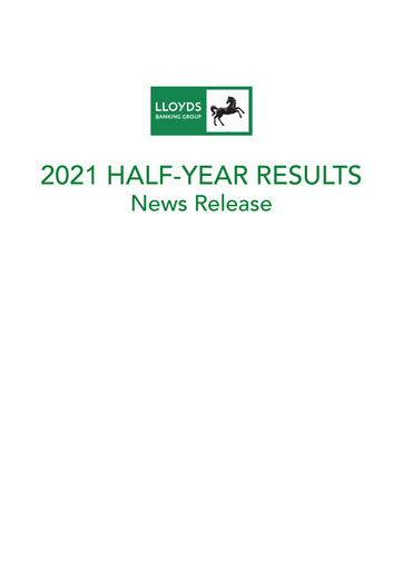 Thumbnail Lloyds Banking Group
 Half-year Report 2021-h1