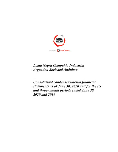 Thumbnail Loma Negra Financial Statement 2020-q2