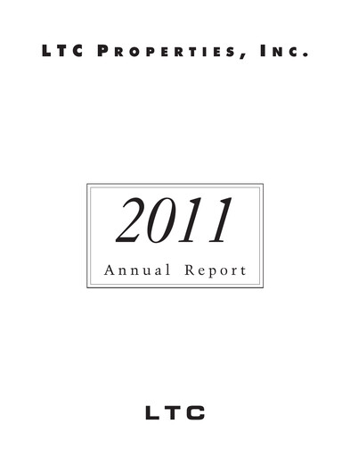 Thumbnail LTC Properties Annual Report 2011