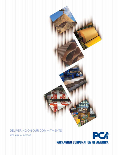 Thumbnail Packaging Corporation of America
 Annual Report 2007