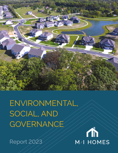 Thumbnail M/I Homes
 ESG Report 2023