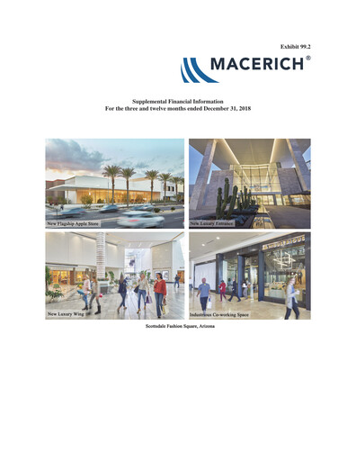 Miniature Macerich Rapport trimestriel 2018-q4