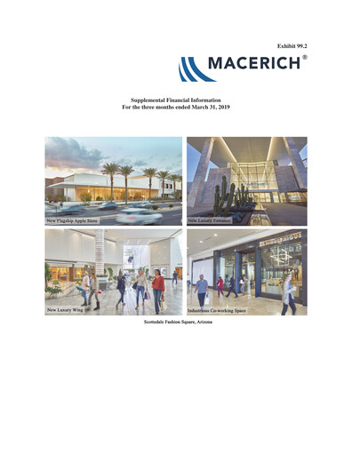 Miniature Macerich Rapport trimestriel 2019-q1