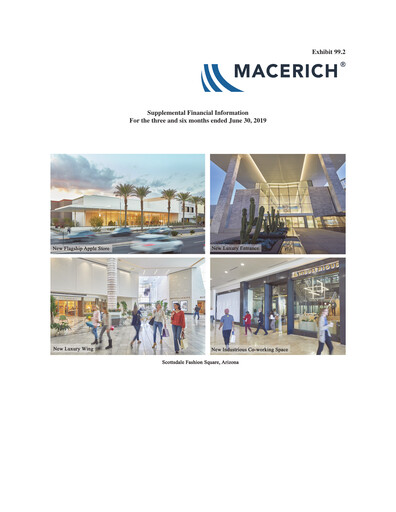 Miniature Macerich Rapport trimestriel 2019-q2
