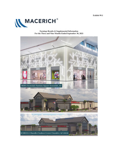 Miniature Macerich Rapport trimestriel 2021-q3