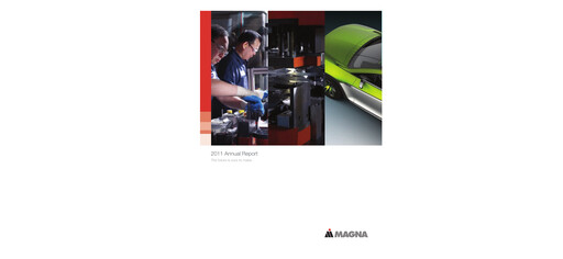 Thumbnail Magna International Annual Report 2011