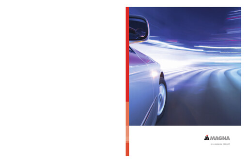 Thumbnail Magna International Annual Report 2014