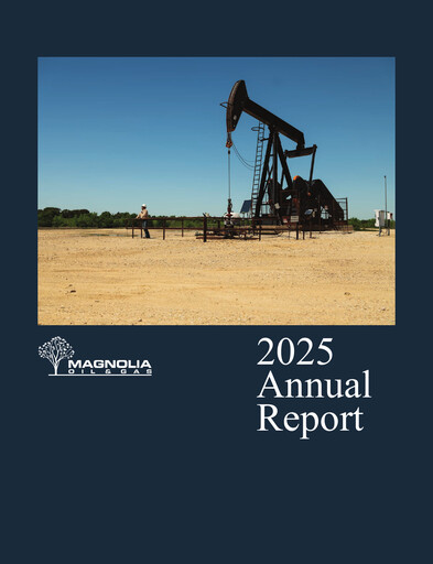 Miniature Magnolia Oil & Gas Rapport annuel 2025
