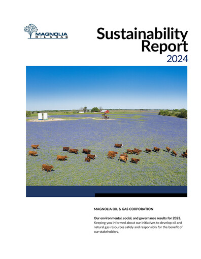 Thumbnail Magnolia Oil & Gas Sustainability Report 2023