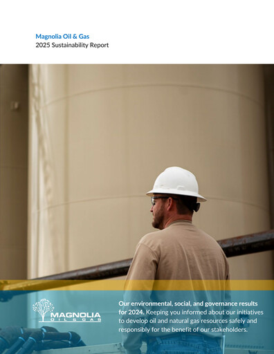 Thumbnail Magnolia Oil & Gas Sustainability Report 2024