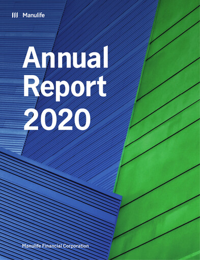 Thumbnail Manulife Financial Annual Report 2020