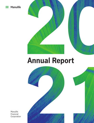 Thumbnail Manulife Financial Annual Report 2021